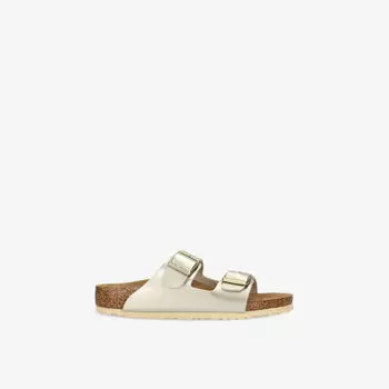Сандалии Arizona из искусственной кожи с эффектом металлик 4-9 лет Birkenstock, желтый