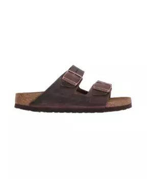 Сандалии Arizona из промасленной кожи Birkenstock, коричневый