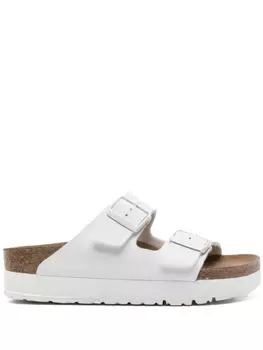 Сандалии Arizona на платформе Birkenstock, белый