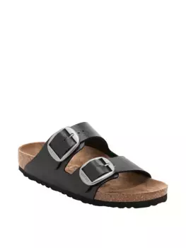 Сандалии Arizona с большими пряжками Birkenstock, цвет Licorice