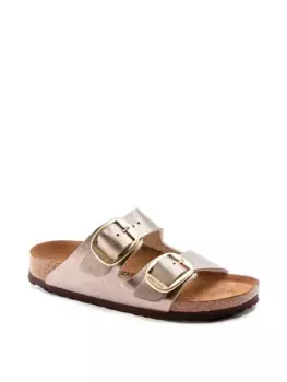 Сандалии Arizona с большими пряжками Birkenstock, серо-коричневый