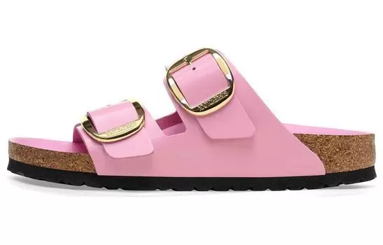 Сандалии Arizona с большой пряжкой Birkenstock, цвет Bright Pink