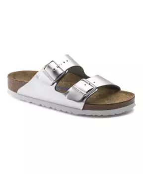 Сандалии Arizona с мягкой стелькой Birkenstock, серый