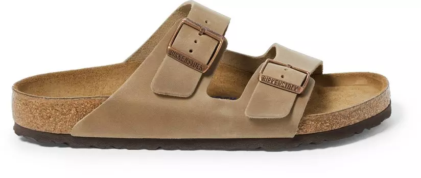 Сандалии Arizona с мягкой стелькой — мужские Birkenstock, коричневый