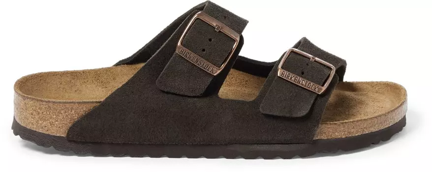 Сандалии Arizona с мягкой стелькой — женские Birkenstock, хаки