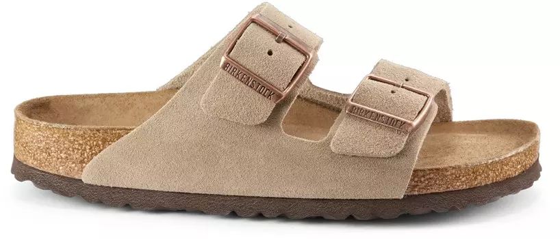 Сандалии Arizona с мягкой стелькой — женские Birkenstock, хаки