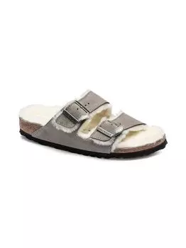 Сандалии Arizona с подкладкой из овчины Birkenstock