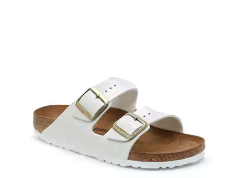 Сандалии Arizona Slide Sandal Birkenstock, белый
