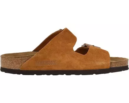 Сандалии Arizona Soft Footbed - Suede (Unisex) Birkenstock, замша