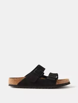 Сандалии arizona замшевые Birkenstock, черный