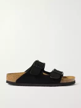 Сандалии Arizona замшевые Birkenstock, черный