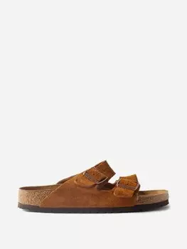 Сандалии arizona замшевые Birkenstock, коричневый