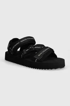 Сандалии Armani Exchange, черный