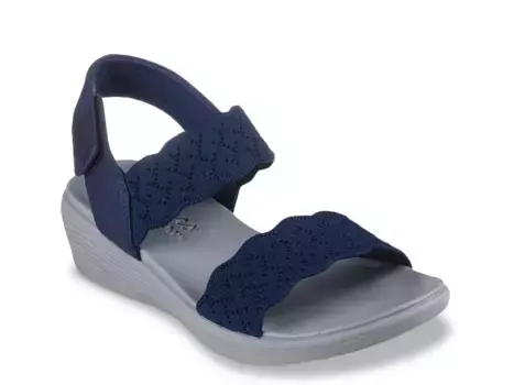 Сандалии Arya On The Rise Wedge Sandal Skechers, темно-синий