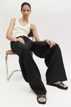 Сандалии эспадрилья H&M, черный