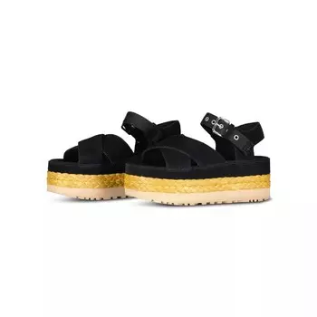 Сандалии aubry с заклепками и подошвой на платформе Ugg, черный
