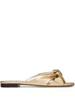 Сандалии Avenue с эффектом металлик JIMMY CHOO, золотой