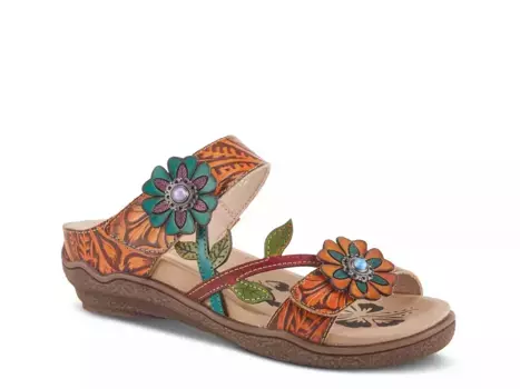 Сандалии Aymee Wedge L'Artiste, Mango Orange Multicolor