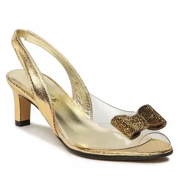 Сандалии Azure Mulane, прозрачный/золотой