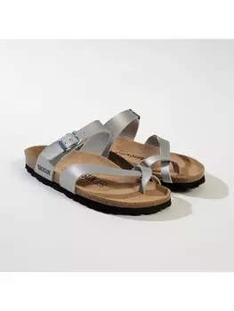 Сандалии BACKSUN, серебряный