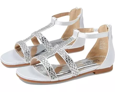 Сандалии Badgley Mischka Lisa Braided Sandal, белый