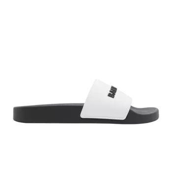 Сандалии Balenciaga Balenciaga Wmns Pool Slides 'White Black', белый