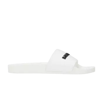 Сандалии Balenciaga Balenciaga Wmns Pool Slides 'White Black', белый