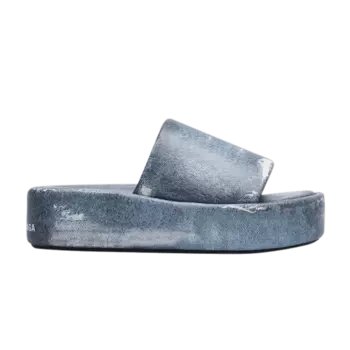 Сандалии Balenciaga Balenciaga Wmns Rise Platform Slide 'Blue Denim', синий