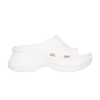 Сандалии Balenciaga Crocs x Balenciaga Wmns Pool Slide Sandal 'White', белый