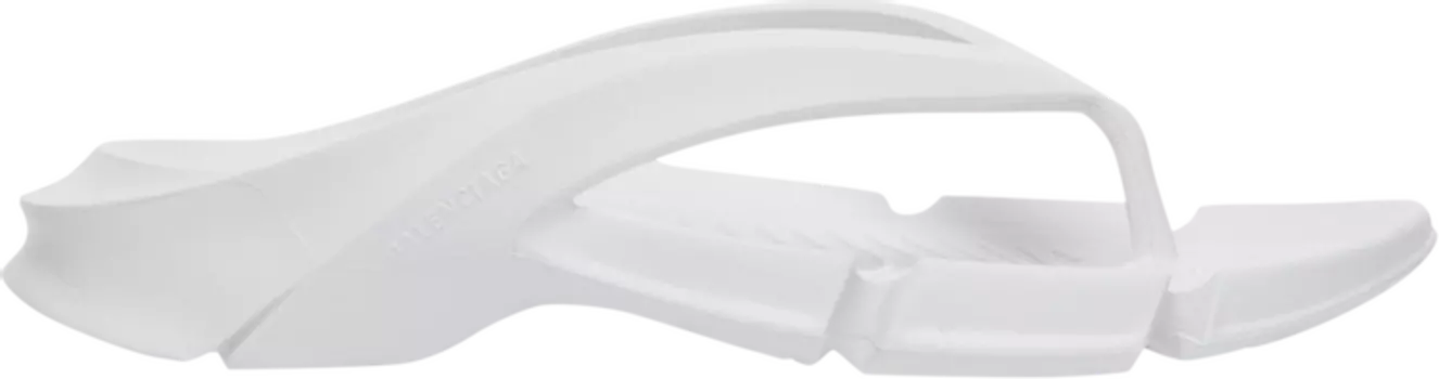 Сандалии Balenciaga Mold Thong Sandal White, белый