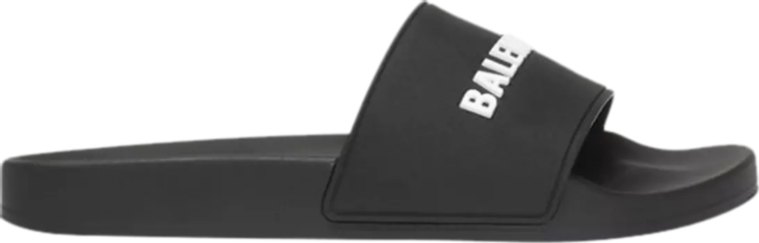 Сандалии Balenciaga Pool Slides Black, черный