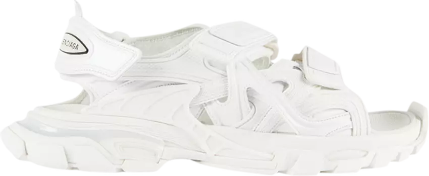 Сандалии Balenciaga Track Sandal Triple White, белый