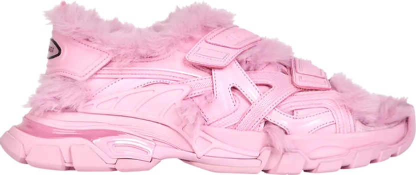 Сандалии Balenciaga Wmns Furry Sandal Pink, розовый