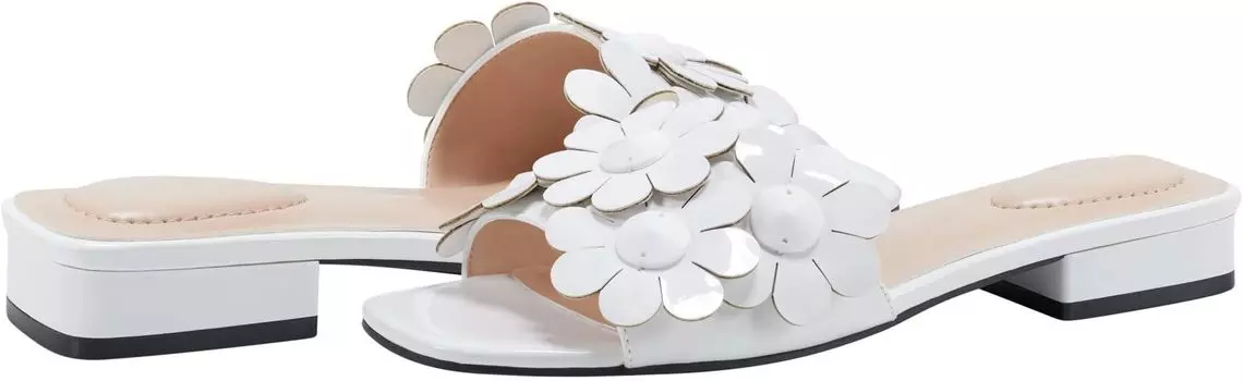 Сандалии Bandolino Marigold, цвет White Patent