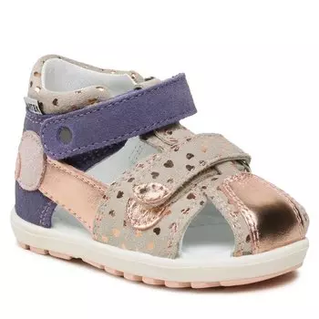 Сандалии Bartek, серого цвета