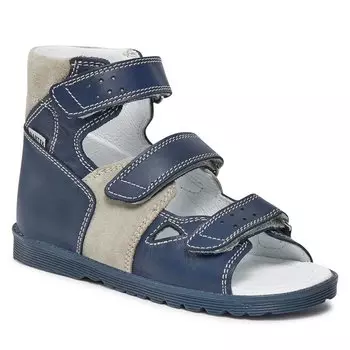 Сандалии Bartek, серый/темно-синий