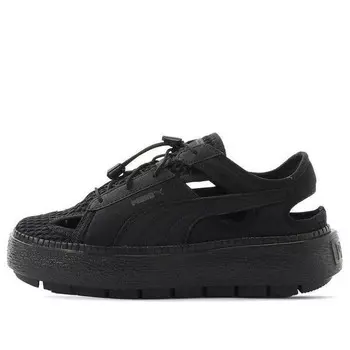 Сандалии basket platform trace light mule Puma, черный