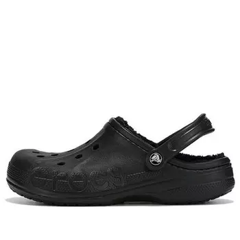 Сандалии baya lined clog 'black' Crocs, черный