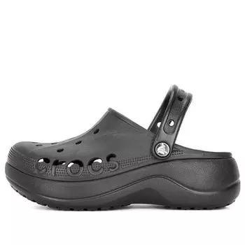 Сандалии baya platform clogs 'black' Crocs, черный
