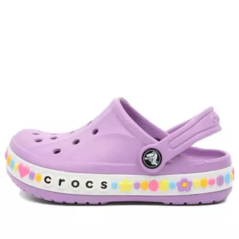 Сандалии bayaband charm band clogs 'orchid' Crocs, фиолетовый