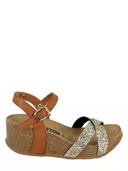 Сандалии BAYTON Keilsandaletten Rea, кэмел