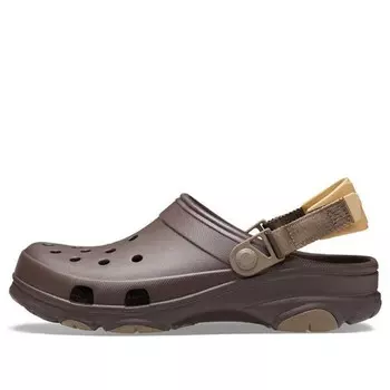 Сандалии beach coffee sandals Crocs, коричневый