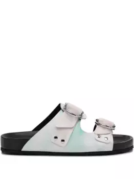 Сандалии Beach Ridider с принтом тай-дай Pierre Hardy, зеленый