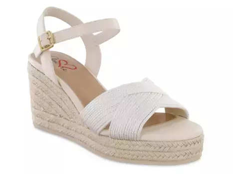 Сандалии Bekee Espadrille Wedge Sandal Mia Amore, белый