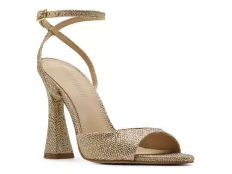 Сандалии Beki Steve Madden, Gold Metallic Textured Leather
