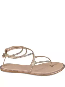 Сандалии Belen с кристаллами Le Silla, нейтральный