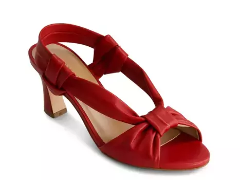 Сандалии Bernardo Novah, красная кожа