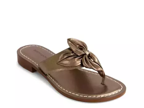 Сандалии Bernardo Taormina, оловянно-металлическая кожа