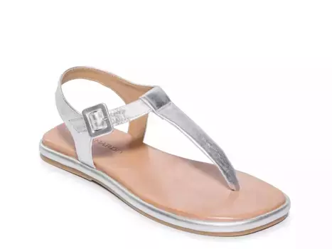 Сандалии Bernardo Tucson, серебристый металлик
