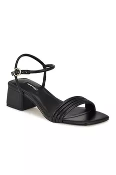 Сандалии Bernise из экокожи на массивном каблуке Nine West, черный